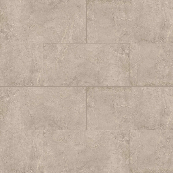 Soreno Taupe 24 In. X 48 In. Matte Porcelain Floor And Wall Tile, 2PK